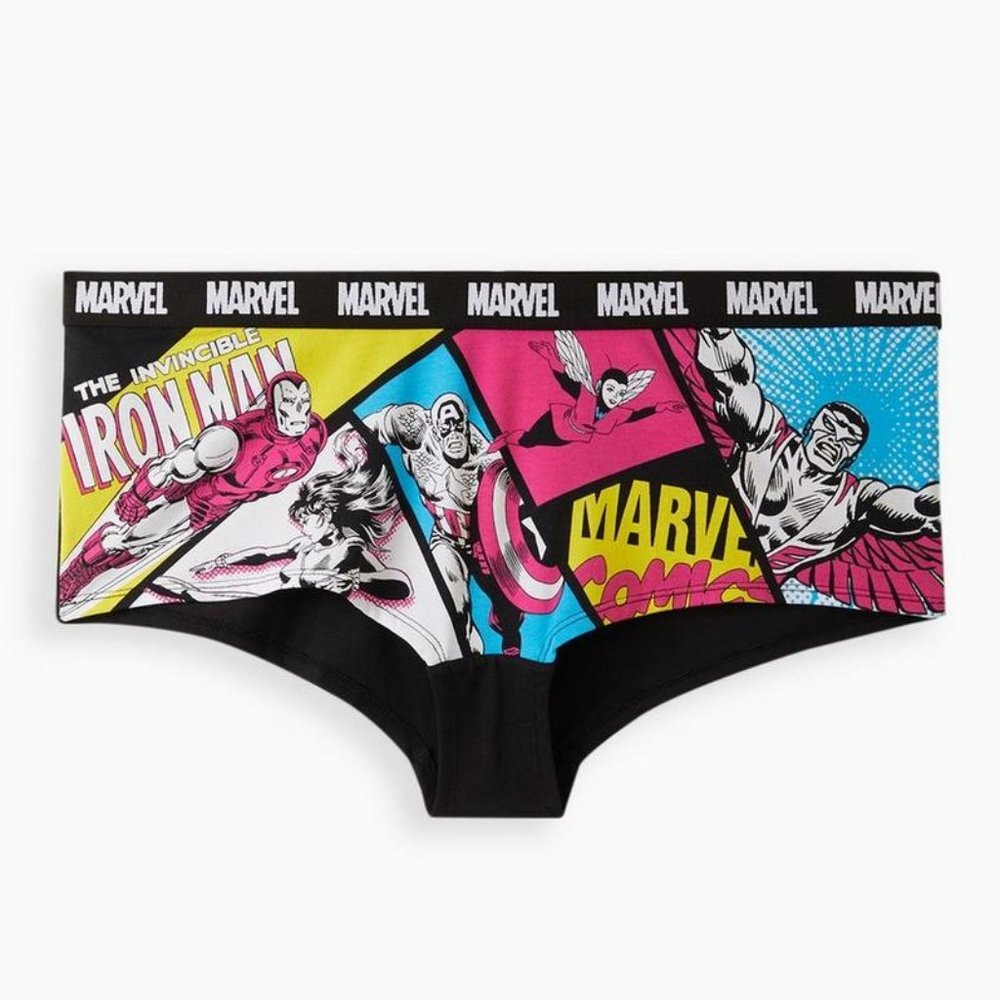 Torrid Plus Size Marvel Avengers Boyshort Panty